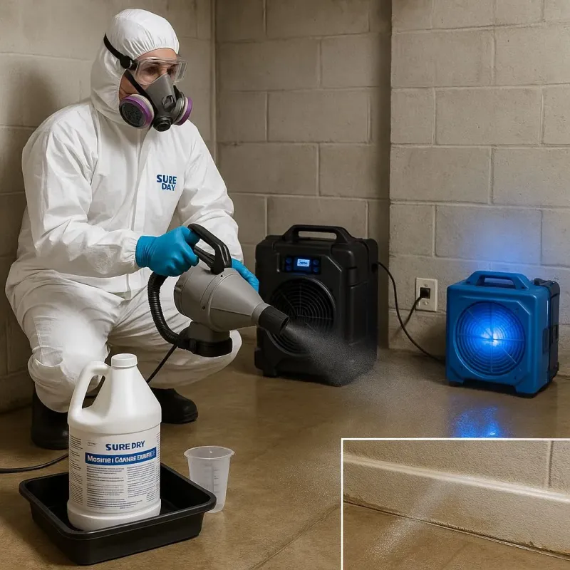 Sanitization and Odor Removal process in Etowah, NC