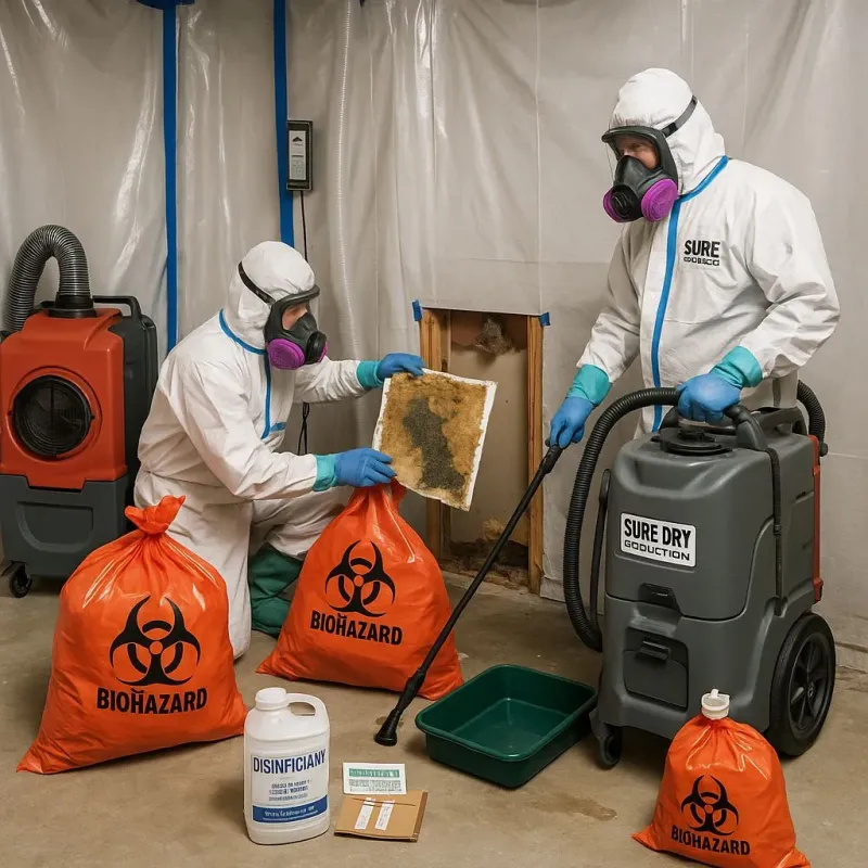 Contaminated Water Handling Protocols process in Etowah, NC
